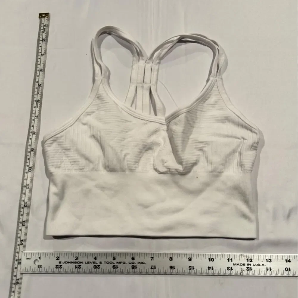 Lululemon Women's Cream and Tan Bra